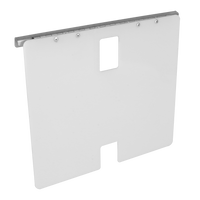 Pedestal Pro 1614HOO-BUT-002-304 16x14 Stainless Hood - ButterflyMX 11.6" Recessed Video Intercom