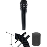 Shure KSM8 Dualdyne Dynamic Handheld Microphone Live Stage Kit (Black)