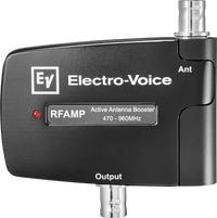 Electro-Voice RE3-ACC-RFAMP RE3 Series Active RF Antenna Booster, 470-960MHz, 10dB Gain, Black