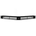 Dynacom 2012A-K24A Blank Patch Panel Angle