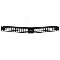 Dynacom 2012A-K24A Blank Patch Panel Angle