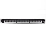 Dynacom 2013-24FP Blank Patch Panel, HD Blank PP 24-Port 1Ru Plastic Face