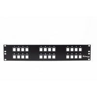 Dynacom 2013-24MJP 24-Port 2U Blank Keystone Patch Panel