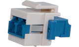 TechLogix S2D-KS-LCLC Duplex LC to LC Fiber Keystone Adapter, OS2 Single-Mode