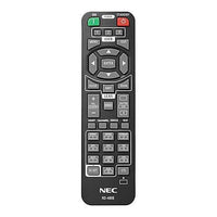 Sharp NEC RMT-PJ40 Remote Control for the NP-PA1004UL-B and PA1004UL-W Projectors
