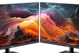27' 4K Desktop Monitor - side view | Silarius
