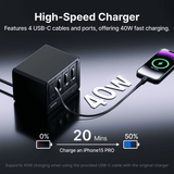 Gitryin Desktop Charging Station 12-in-1 (40W Combo) - detail view | Silarius