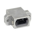 Hubbell FANMTPSRPGY Screw Mount Fiber Adapter, MPO, 6-Pack, Gray