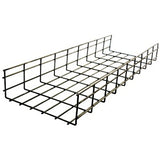 Hubbell HBT0808ZP Wire Basket Tray Overhead, 8"H x 8"W x 118"L, Electrozinc