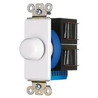 Hubbell NSORAVC Netselect Rotary Volume Control, Ivory and White Slides / Knobs and Frames