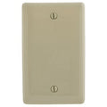 Hubbell NPJJ13I Ceiling Mount|Wall Mount Plate, Jumbo 1-Gang Blank, Ivory