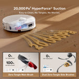 Roborock Qrevo Curv 2 Flow Roller Mop Robot Vacuum With Multifunctional Dock - rear view | Silarius