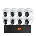 Digital Watchdog DW-DX1VSTK48 (1) BJDX1104T-LX Blackjack DX Server, Intel Celeron Processor + (8) VSTB04BI MEGApix 4MP turret IP Camera with Fixed Lens and IR
