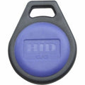 HID 2050PNNSN iCLASS Key II 205x 2K/2 Contactless Smart Key Fob, Programmed, Non-Matching Numbers, Black with Blue Insert