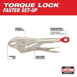 MILWAUKEE  48-22-3420 10" TORQUE LOCK™ Curved Jaw Locking Pliers