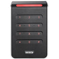 HID 20KNKS-00-0012KL Signo 20K Keypad Mullion Pigtail Reader, Mobile, Seos, Indala, EM and AWID Proximity Enabled, Wiegand 32-Bit, Black with Silver Trim