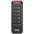 HID 20KNKS-02-0002BL Signo 20K Keypad Mullion Pigtail Reader with Smart Profile, Red LED, Flashing Green, Red Keypad Backlight, Black with Siver Trim