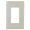 Hubbell NPS26LA 1-Gang Decorator Snap-On Wall Plate, Light Almond