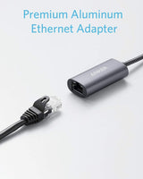 Anker PowerExpand USB-C to Gigabit Ethernet Adapter - side view | Silarius