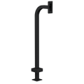 Pedestal Pro 22PE1-2NIP-05-CRS 48" Steel Gooseneck Pedestal - 2NIP One Surface