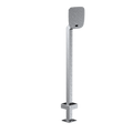 Pedestal Pro 22PE1-BUT-04-304 44" Stainless Pedestal - ButterflyMX 12" Surface Video Intercom