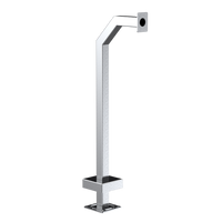 Pedestal Pro 22PE1-LIFT-04-304 42" Stainless Gooseneck Pedestal - Liftmaster CAPXS