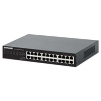 19" 24-Port Gigabit Ethernet Switch, Metal