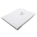 Hubbell HPLBL4800 6-Port Panel Adapter Front Label, 4800-Pack, White