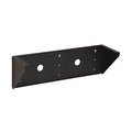 Kendall Howard 1916-2-101-03 V-Rack with Tapped Rails, 3U, CRS, Black