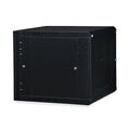 Kendall Howard 3132-3-001-12 12U Wall Mount Rack Cabinet with Locking Front Door Black