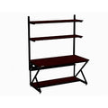 Kendall Howard 5000-3-104-60 60" Performance 100 Series LAN Station, African Mahogany