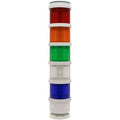 Edwards Signaling 200 Class 70mm Stacklight, SMD Steady or Flashing LED Module and Light Source Blue with Gray, 24V AC/DC
