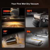 Roborock F25 GT Wet and Dry Vacuum Cleaner - side view | Silarius