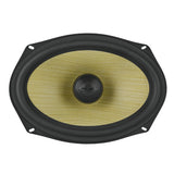 DXQ 6x9" 2-Way Coaxial Speaker with Yellow Straw and Composite Foam Cone | 150W RMS 4-Ohm - rear view | Silarius