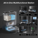 Roborock QV 35A Robot Vacuum with Multifunctional Dock (Upgraded from Qrevo S) - rear view | Silarius