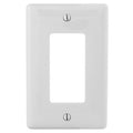 Hubbell NPJJ26W Jumbo White 1-Gang Decorator Wall Plate