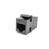 Dynacom 17159-C6-BK Keystone Jack, CAT6 Data Coupler, Black