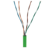 ADI PRO 0E-CAT5RGN CAT5e Riser Cable, 24/4 Solid BC, U, UTP, CMR/FT4, Sunlight Resistant, 1000' (304.8m) Express Box, Green