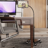 NEW - LEVO Gooseneck Tablet Floor Stand WITH Casters - detail view | Silarius