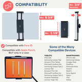 NEW - LEVO Gooseneck Tablet Floor Stand WITH Casters - detail view | Silarius
