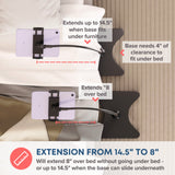 NEW - LEVO Gooseneck Tablet Floor Stand WITH Casters - detail view | Silarius