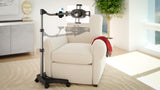 LEVO G2 V16 Rolling Tablet Stand Cart - WITH PHONE MOUNT - rear view | Silarius