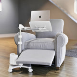 LEVO G2 Deluxe Rolling Laptop Stand WITH Mouse Tray 33801 - detail view | Silarius