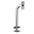 Pedestal Pro 33PE1-ZENI-02-304 42" Heavy Duty Stainless Gooseneck Pedestal