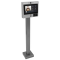 Pedestal Pro 33PED-BUT-003-304 44" Low Stainless Gooseneck - ButterflyMX 11.6" Surface Video Intercom
