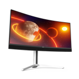 34' Curved Monitor - front view | Silarius