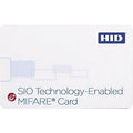 HID 3450PGGMN MIFARE Classic 1K Cards with SIO Encoding, SIO Programmed, Glossy Front and Back, Sequential Matching Encoded/Printed (Inkjetted), No Slot Vertical Indicators, Composite 40% Polyester