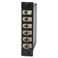 Hubbell OCRJ62 6-Adapter Plug and Play Cassette, Beige