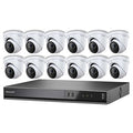 Honeywell HN35160204E125PK 35 Series Video Surveillance Kit with (12) 5MP Day-Night Ball Cameras and (1) 16-Channel NVR