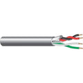 West Penn 356GY1000 20/1 Pair Stranded Cable BC, Shielded 18/2 BC, Unshielded, CMR, 1000' (304.8m) Reel, Gray